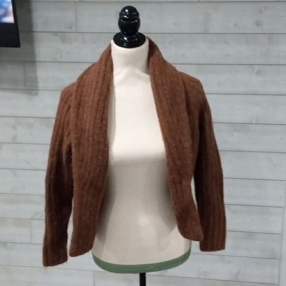 Banana Republic Esma Shawl Collar  ribbed cardigan Size SP NWT - Picture 4 of 10